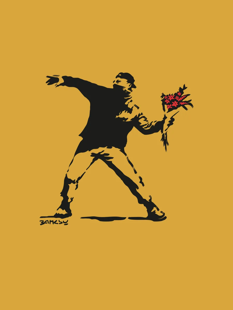 Flower Thrower canvas